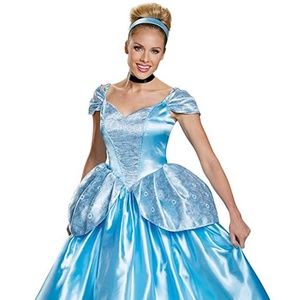 Disguise Costumes Cinderella Prestige Costume | Officially Licensed Disney Dress | Small (4-6x) | Movie-Accurate Princess Outfit